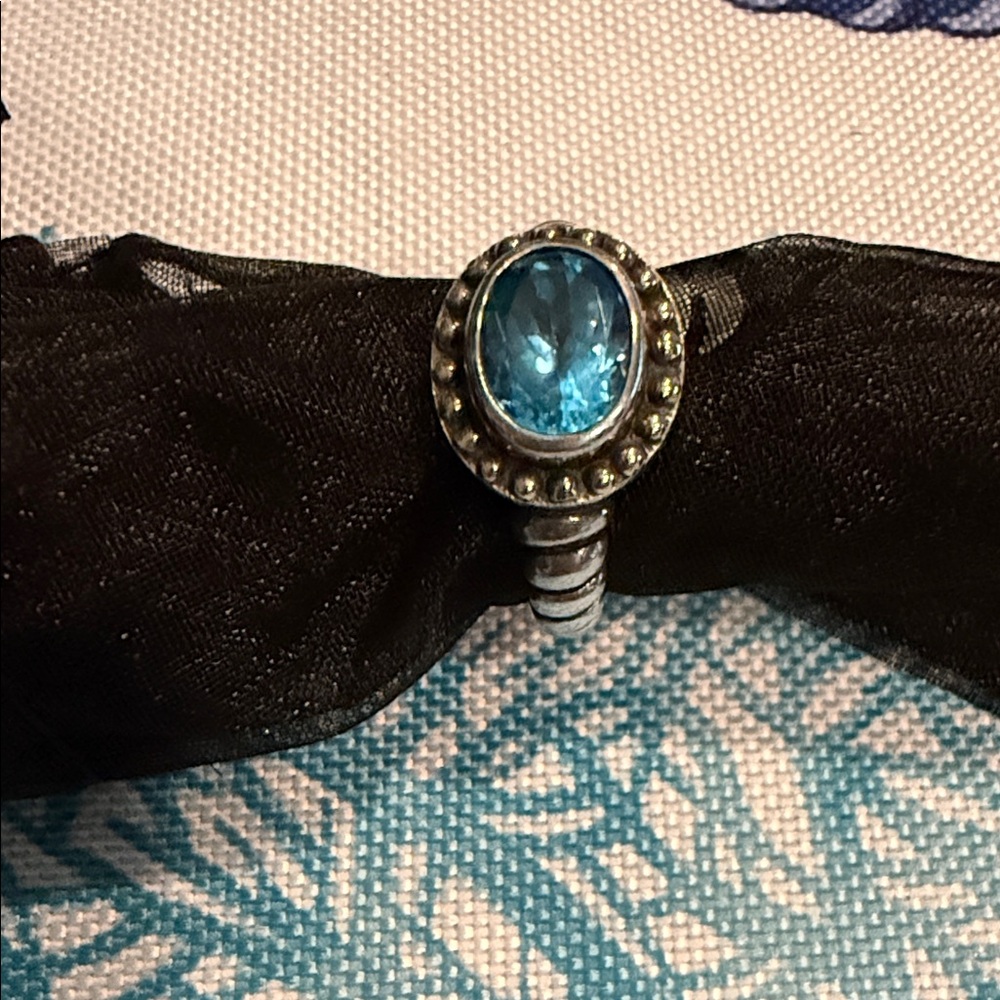 Samuel B 14 K and Sterling Silver Ring 6
